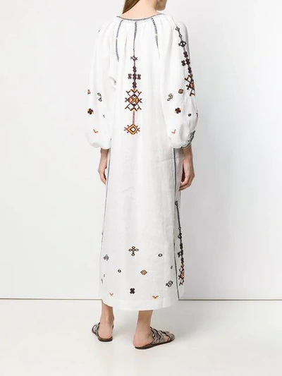 Shop Vita Kin Printed Maxi Dress - White