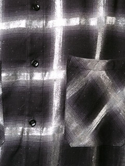 AMIRI CHECK SHIRT - 黑色