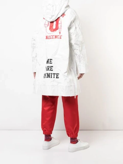 Shop Undercover We Are Infinite Coat In White