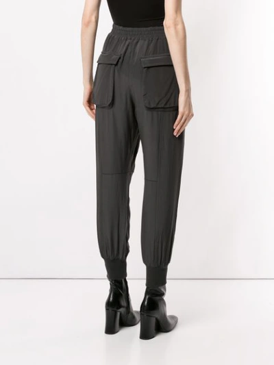 Shop Haider Ackermann Tapered Track Trousers In Grey