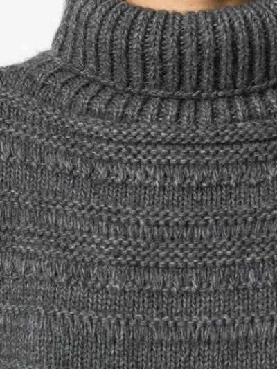 Shop Barena Venezia Chunky Knit Jumper In Grey