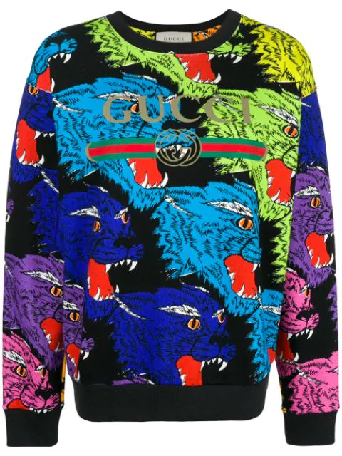 gucci panther sweatshirt