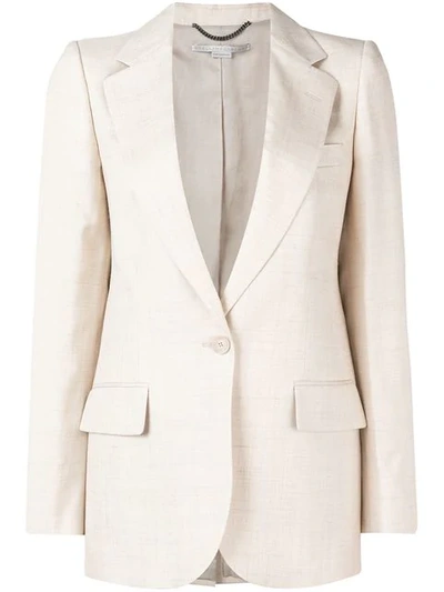 Shop Stella Mccartney Blazer Jacket In 9711 Linen