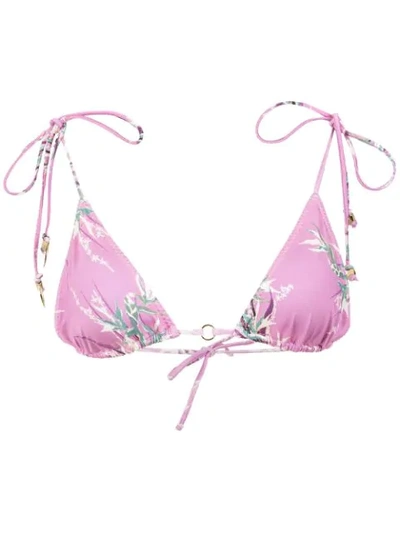 Shop Clube Bossa 'chapin' Bikini Top In Pink