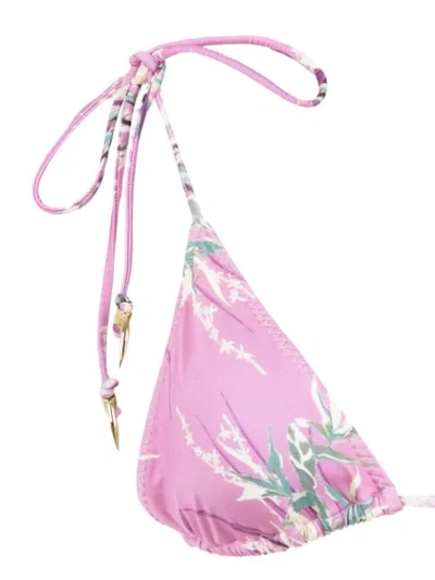 Shop Clube Bossa 'chapin' Bikini Top In Pink