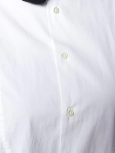 Shop Polo Ralph Lauren Necktie Buttoned Shirt In White