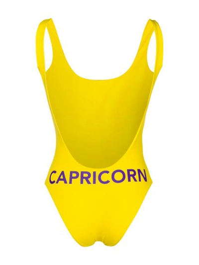 Shop Angelys Balek Zodiac Swimsuit - Yellow