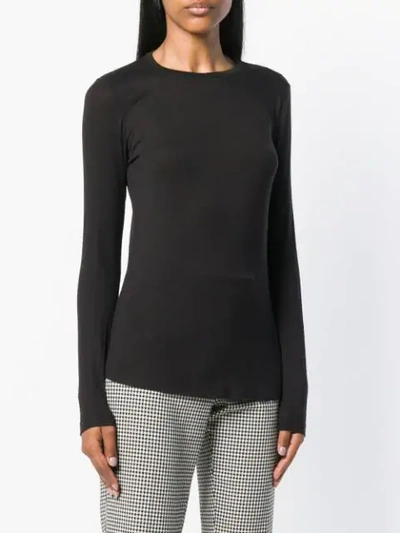 Shop Pierantoniogaspari Crew Neck Sweater In Black