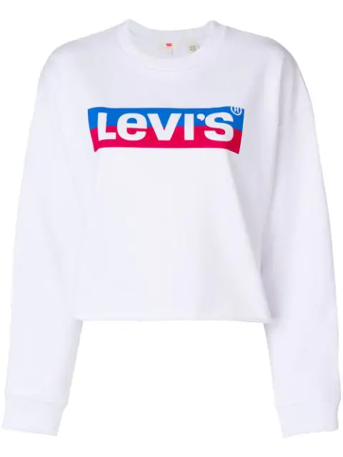 white levis sweater
