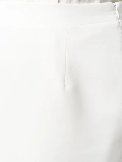 Shop Alessandra Rich Fitted Mini Skirt In White