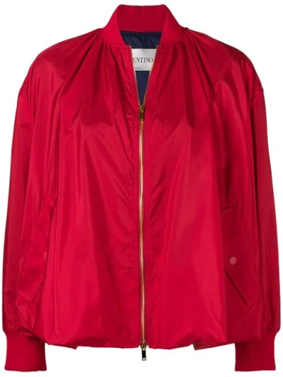 Shop Valentino Loose In Red