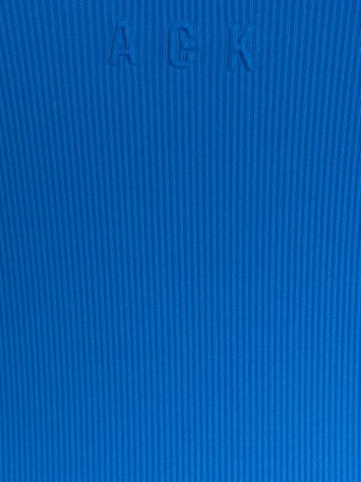 ACK TINTARELLA侧绑带连身泳装 - 蓝色