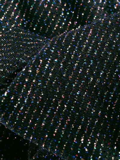 Faith Connexion Lurex Bodysuit In Black