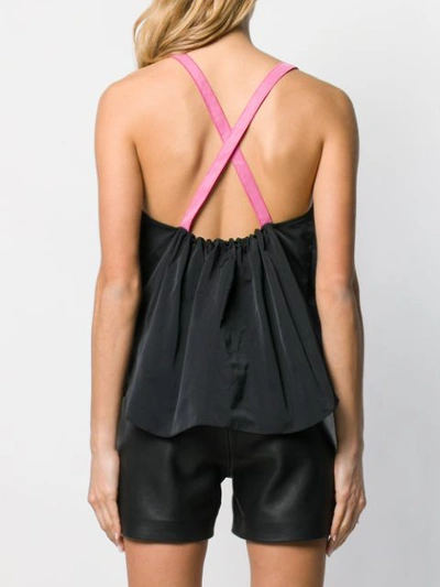 Shop N°21 Bow Tied Vest Top In Black