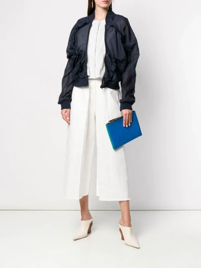 Shop Aalto Structured Bomber Jacket - Blue