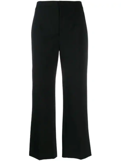 Shop Joseph Cropped Trousers In Black