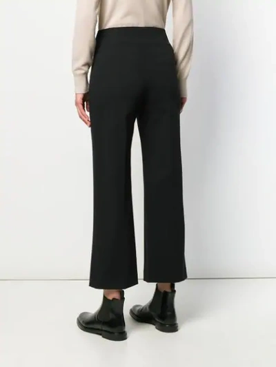 Shop Joseph Cropped Trousers In Black