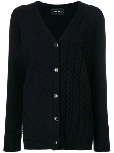 Shop Simone Rocha V-neck Cardigan - Black