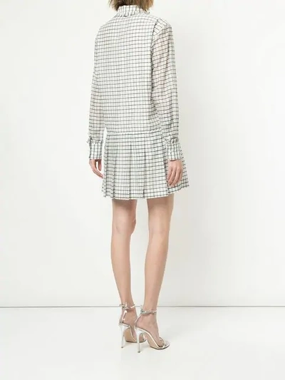 Shop Macgraw Optical Dress In White