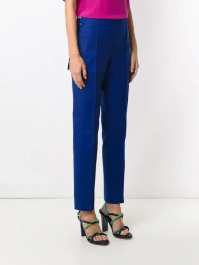 Shop Alcaçuz Lotus Trousers In Blue