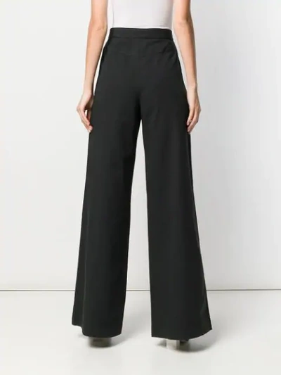 Shop Barena Venezia Barena Wide-leg Trousers - Black