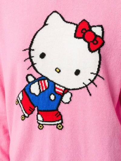 Shop Chinti & Parker Pullover Mit Hello-kitty-motiv - Rosa In Pink