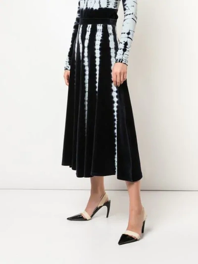 Shop Proenza Schouler Tie Dye Skirt In Black