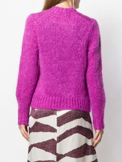ISABEL MARANT 粗针织毛衣 - 紫色