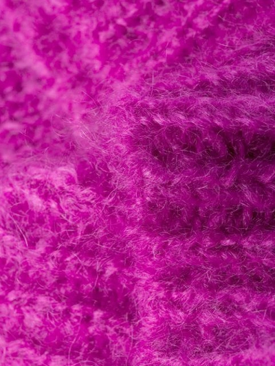 Shop Isabel Marant Chunky Knit Jumper In Purple