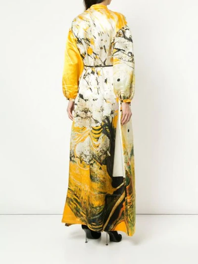 Shop Aje Mcmahon Maxi Dress In Multicolour