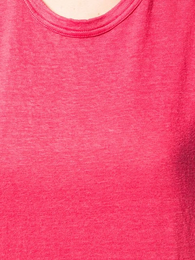 Shop Isabel Marant Étoile Kella Asymmetric T-shirt In Pink