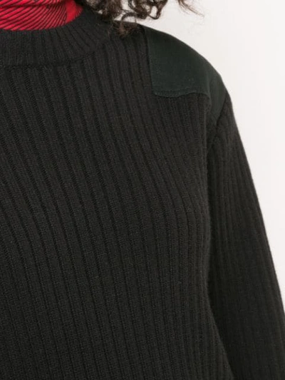 Shop Proenza Schouler Pswl Ribbed Sweater - Black