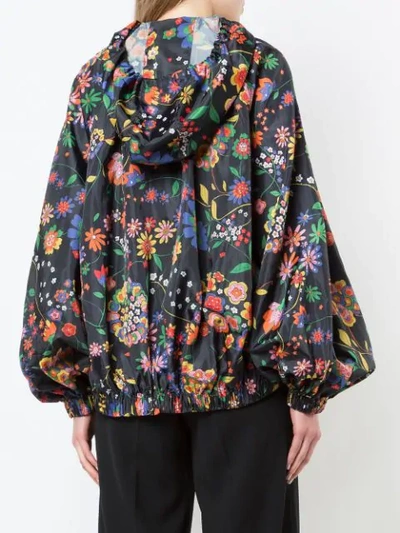 floral print oversized jacket