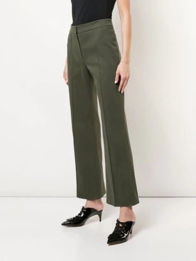 Shop Derek Lam Cropped Trousers In Green