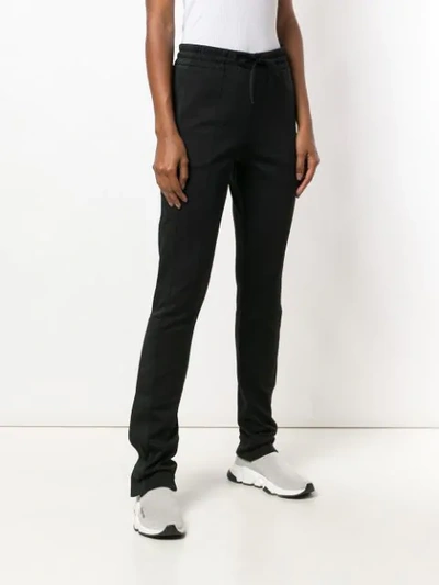 Shop Y-3 Adidas X Yohji Yamamoto Slim Track Pants In Black
