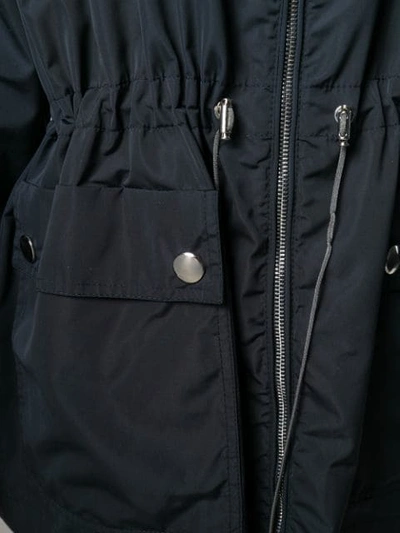 Shop Eleventy Rain Jacket In Blue