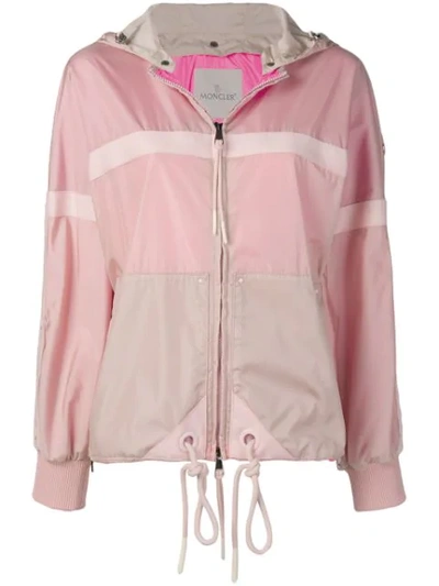 Shop Moncler Rain Jacket In Pink