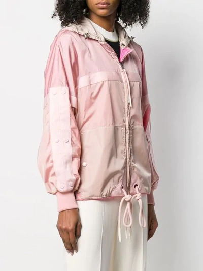 Shop Moncler Rain Jacket In Pink