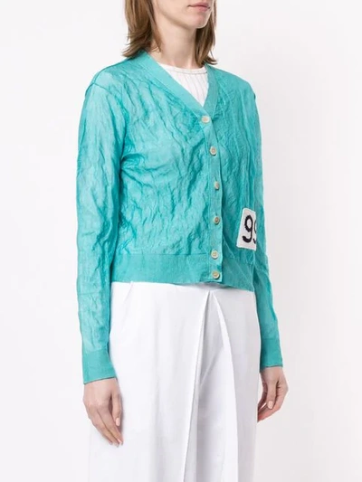 Shop Aalto Short Cardigan In Blue