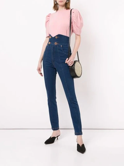 Shop Alice Mccall Shut The Front J'adore Jeans In Black