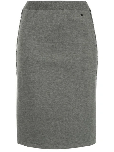 Shop Guild Prime Logo Stripe Skirt In Grey