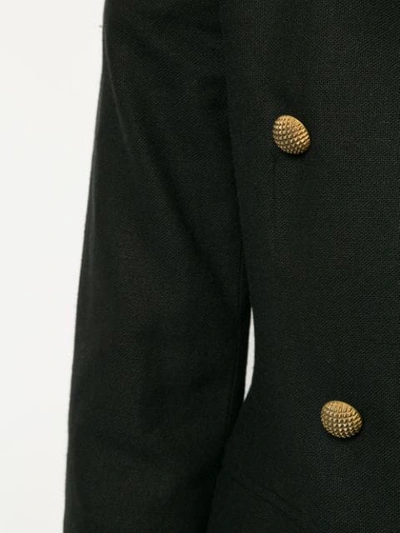 Shop Aje Behati Button Embellished Blazer In Black