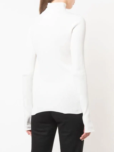 Shop Helmut Lang Basic Jumper In White