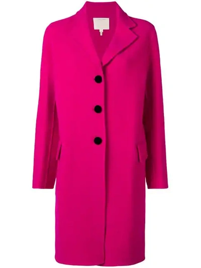 Shop Marc Jacobs Single Breasted Coat In Pink