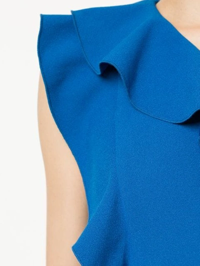 Shop Rebecca Vallance Caspian One Shoulder Mini Dress - Blue