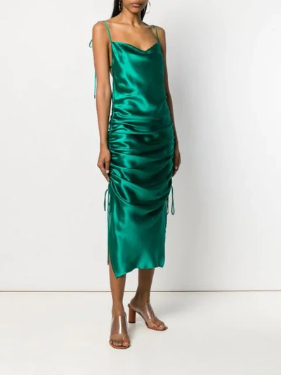 Shop Galvan Yasmine Dress - Green