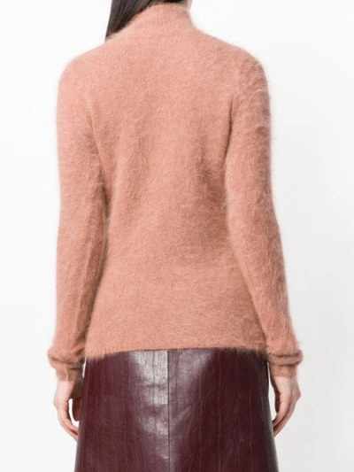 Shop Ulla Johnson Turtleneck Sweater In Pink