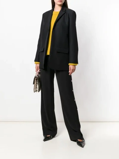 Valentino Tailored Blazer In Black