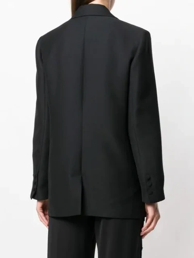 Shop Valentino Tailored Blazer In Black
