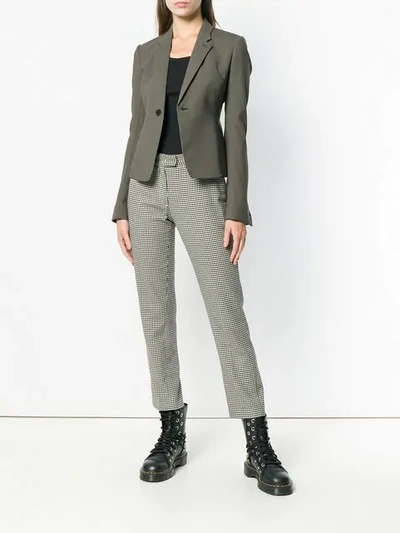 Shop Rick Owens Classic Slim Fit Blazer In Grey